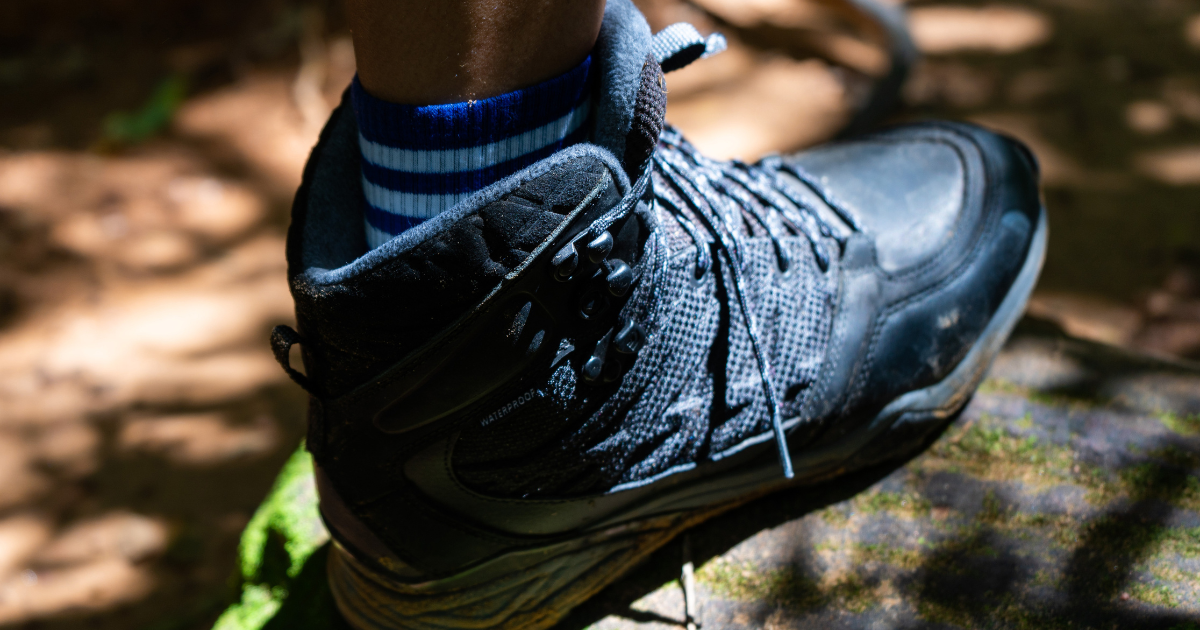 proper hiking shoes